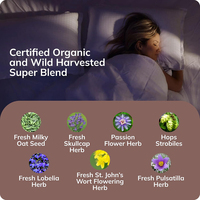 Mélange super premium Yyanst DeepRest biologique et sauvage, favorise l'amélioration de l'insomnie et aide à un sommeil rapide, boisson en gouttes à action rapide.