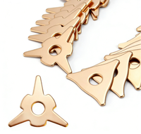 Jeu de plaquettes triangulaires et rondes en cuivre pour débosselage, pour machine de réparation de carrosserie sans peinture (PDR) et outils de débosselage