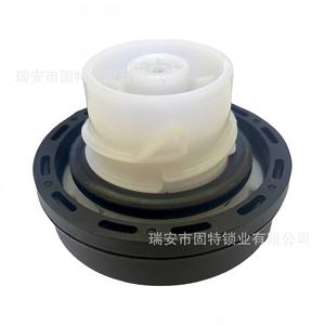 Bouchon de réservoir de carburant avec serrure pour Chrysler Jeep Dodge Ram 05278655AB 5015636AA, couvercle de sécurité noir en ABS à clé - Product Image 3