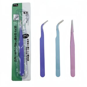 Zongsheng Stainless Steel Tweezers 0.2mm Anti Static For Eyelash And Diy Use - Product Image 4