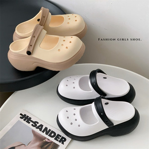 Nouvelles sandales Mary Jane en EVA pour femmes, style 2025, à faire soi-même, pour l'été, en plein air, antidérapantes, à semelle épaisse, décontractées au quotidien - Product Image 2