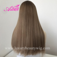 Perruque juive en cheveux Remy vierges non traités 100% européens, avec dentelle transparente, couleur populaire, meilleure vente en gros directe usine