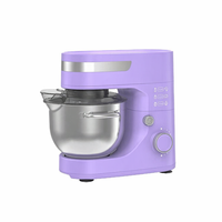 Batteur sur socle électrique planétaire GENESIS 800W, 12 vitesses, bol mélangeur en acier inoxydable de 4,2 L, divers accessoires de pâtisserie, pour la maison