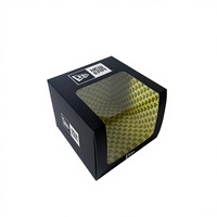 Boîtes en carton personnalisées de luxe en matériaux recyclés pour chapeaux, casquettes et vêtements, avec revêtement UV, pelliculage mat et gaufrage
