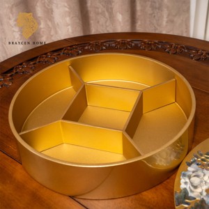 Bandeja China para Frutas, Dulces, Dátiles, Plato de Madera para Servir Frutos Secos, Cacahuetes y Frutas Deshidratadas - Product Image 4