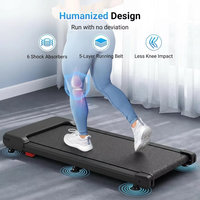 Caminadora Plegable Multivelocidad para Debajo del Escritorio, Pantalla LED, Control Remoto, para Pérdida de Peso y Ejercicio