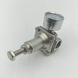 3/8-1/<span class=keywords><strong>2</strong></span> "Zoll vernickeltes druck reduzierendes <span class=keywords><strong>Pilot</strong></span> ventil mit Wasserfluss manometer - Product Image 5