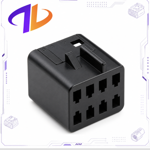 Connecteur de faisceau de câbles automobile 8 broches mâle/femelle, contact en cuivre, boîtier en nylon, compatible 12V avec 12047886, noir - Product Image 3