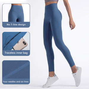 Leggings de sport pour femmes sans couture taille haute, leggings de yoga taille haute qui remontent les fesses, leggings de course à pied pour l'entraînement - Product Image 3