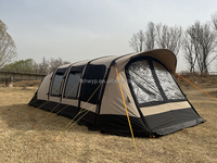 Tente de tunnel de camping familial de luxe portable Conception gonflable imperméable et respirante à ouverture rapide