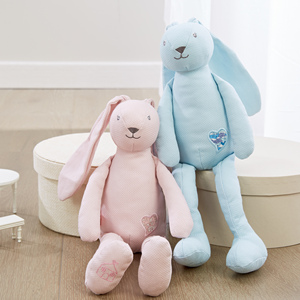 <span class=keywords><strong>Muñecos</strong></span> <span class=keywords><strong>de</strong></span> <span class=keywords><strong>Peluche</strong></span> <span class=keywords><strong>de</strong></span> Conejo Súper Suaves con Cubierta <span class=keywords><strong>de</strong></span> Algodón y Spandex, Color Rosa Claro y Azul - Product Image 6