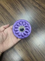Contenant compact rond vide pour fard à joues avec miroir, rechargeable, emballage cosmétique portable pour poudre pressée, marque privée OEM