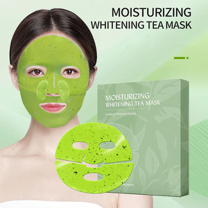 White Tea Brightening Facial <b>Sheet</b> Mask Moisturizing Soothing Hydrating Face Mask Private Label Skincare - Product Image 4