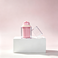 Flacon pompe cosmétique vide, carré, transparent, en matériau résistant, rechargeable, distributeur de lotion et de savon, anti-fuite, logo personnalisé