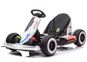 Nuovo prodotto 12V a quattro ruote bianco fushia kids ride ons go kart con prezzo di fabbrica - Product Image 3