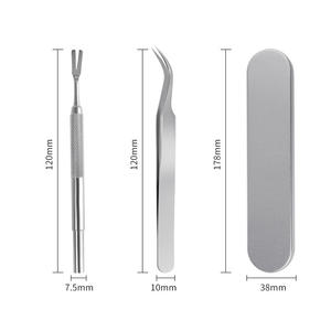 WELLFLYER <span class=keywords><strong>PETE</strong></span>-073 Pet Dog Tick Remover Kit Pet Acier Inoxydable Gratter Tick Tool Puce Extracteur Pincettes Chien Tick Remover - Product Image 1