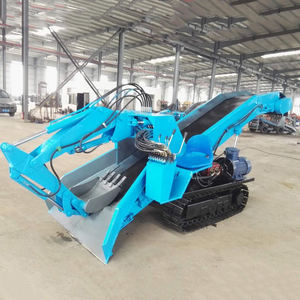 हाइड्रोलिक सुरंग मोटर संचालित पोर्टेबल मकिंग लोडर छोटे बैकहोई लोडर - Product Image 4