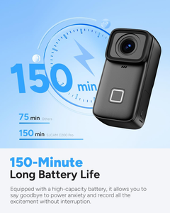 Caméra d'action 4K SJCAM C200 Pro 20MP avec stabilisation gyroscopique 6 axes, étanche 40M, Wi-Fi, pour Vlogging - Product Image 3