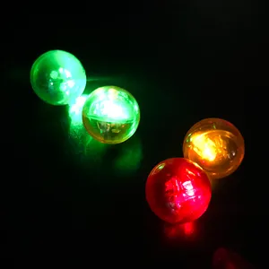 Pelota hinchable de goma de silicona con luz LED para niños