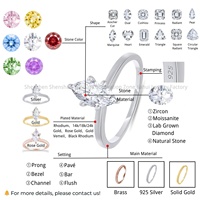 Kalung Rantai Pentagram Berongga CZ Perak Sterling 925 Berlapis Emas Hipoalergenik Perhiasan Berputar