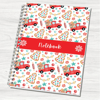 Carnet autocollant à spirale en PU, format A5/A4, personnalisable, avec logo imprimé, 100 feuilles, spirale durable pour le bureau et les réunions d'affaires