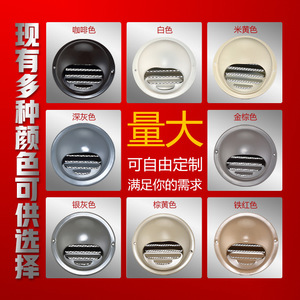 Tapa de Ventilación Redonda de Acero Inoxidable de 110 mm Personalizada, Doble Capa, Resistente a la Lluvia, Protector Universal para Salida de Aire - Product Image 5