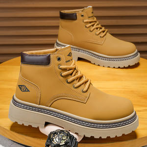 MA901 Nuevas Botas de Senderismo para Hombre, Botas de Otoño para Hombre, Zapatos para Caminar al Aire Libre, Botas Amarillas de Suela Gruesa, Talla Grande - Product Image 6