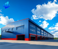Entrepôt industriel préfabriqué en structure métallique pour le Canada avec panneaux sandwich durables et installation rapide