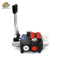 Vanne multi-directionnelle 80L à 3 poignées, vanne de commande directionnelle P80, vanne hydraulique à 3P80 bobines, joystick