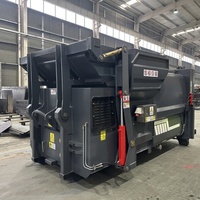 Station de compactage des déchets 6 m³ – Compresseur mobile de déchets, machine de compactage des ordures, équipement de transfert de déchets, chariot à main