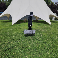 Canapé gonflable d'extérieur confortable et portable avec poches de rangement pour le camping, les voyages, le jardin et les pique-niques