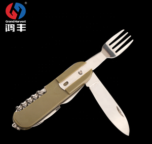 <span class=keywords><strong>Utensilios</strong></span> de <span class=keywords><strong>Cocina</strong></span> Plegables de Acero Inoxidable para Acampar, con Bolsas de Almacenamiento - Product Image 4