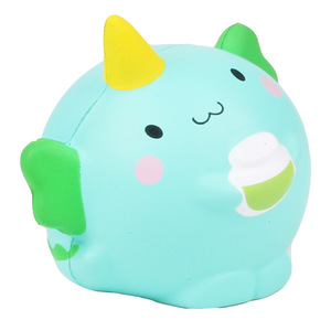 ของเล่นไดโนเสาร์นุ่มนิ่มน่ารัก TPE บีบแล้วคืนตัวช้า บรรเทาความเครียด สำหรับเด็กอายุ 2-4 ปี ของเล่นบีบเล่นได้ เหมาะสำหรับเด็กทุกเพศ เป็นของขวัญ - Product Image 4