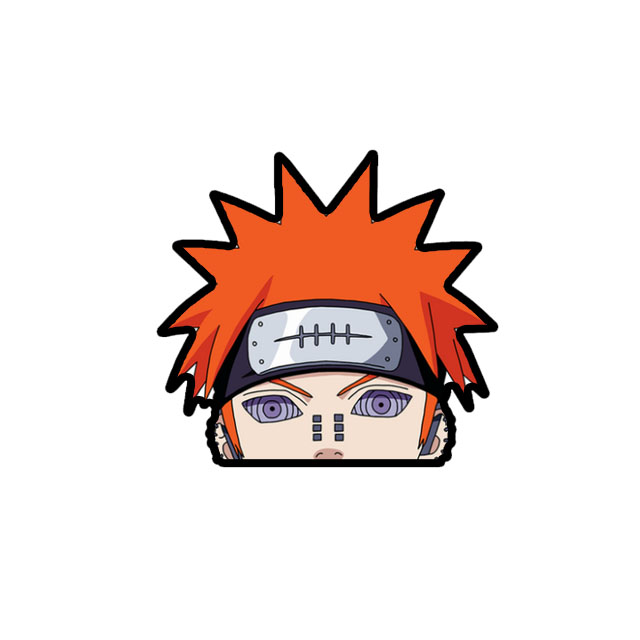 Hot sale Naruto / Demon Slayer/Attack on Titan 3D Sticker for Car Window 3D Japanese Anime Figure Sticker