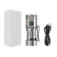 Mini lampe torche de poche en aluminium 15W, portable, verte et orange, avec clip, haute luminosité, courte portée, pour la chasse et l'escalade en extérieur
