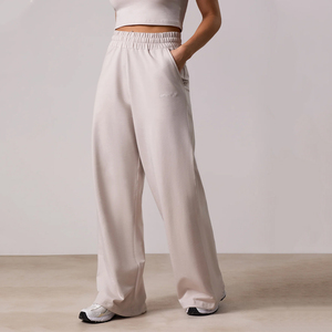 Tuta Sportiva Oversize <span class=keywords><strong>da</strong></span> <span class=keywords><strong>Donna</strong></span> con Cappuccio, Traspirante, Stampata, Autunnale, Set 2 Pezzi con Logo Personalizzato - Product Image 3