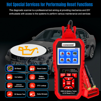 Nuevo Escáner de Diagnóstico para Autos KONNWEI con Herramienta de Reinicio de Luz de Advertencia de Aceite, Escáner de Nivel OEM para Reinicio de Servicio de Aceite en Autos