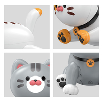 Chaton robot interactif pour enfants avec musique dansante, réponse tactile, télécommande infrarouge, jouet robot chat programmable