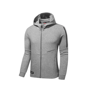 定制足球连帽衫全拉链运动服夹克，带羊毛运动训练运动服快干男式足球夹克 - Product Image 2