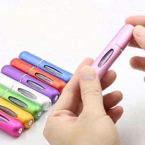 Customized 5ml <b>Mini</b> Glass <b>Perfume</b> Atomizer Spray Bottle Portable Refillable Matte Finish Screen Printing Empty Cover 100pcs - Product Image 1