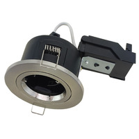 Ouvert arrière peut GU10 feu évalué Downlight I Can Fire évalué Downlight LED encastré plafond Twist Lock Spot Lights