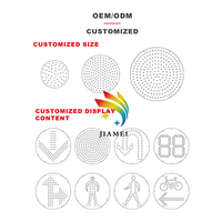Fabricant de cartes de circuits imprimés FR4 double face en fibre de verre pour accessoires de carte PCB de feux de signalisation de 300mm croix rouge et flèche verte