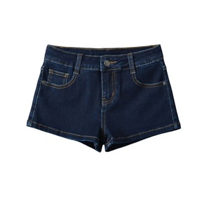 Shorts de mezclilla elásticos rasgados de talla grande para <span class=keywords><strong>mujer</strong></span>, transpirables, estilo vintage, con estampado de moda para verano, para chicas y damas de talla grande. - Product Image 5