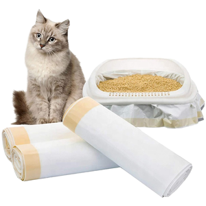 Bolsas de Arena para Gatos Desechables de PE Reciclado GRS al por Mayor con Cordón para Contenedores de Arena, Productos para el Hogar - Product Image 1