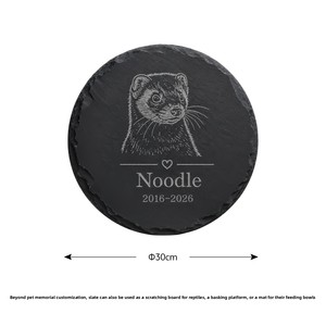 Pierre commémorative personnalisée pour animaux de compagnie, en forme de cœur, en <span class=keywords><strong>ardoise</strong></span>, pour chien ou chat, vente en gros, <span class=keywords><strong>plaque</strong></span> de jardin extérieure - Product Image 6