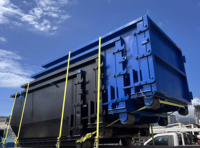 Déchets de construction à grande échelle Roll Off Dumpster Hook Lift Container Skip Bin