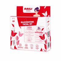 Boîte de vente au détail en PVC transparent avec impression rouge, emballage professionnel pour cosmétiques et articles de beauté, chiffres en relief, plastique durable