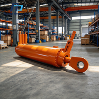 Cylindre hydraulique sur mesure à gros alésage pour bras d'excavatrice, 25-40 MPa, tige chromée, pièces de gros équipement longue durée de vie