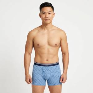 Men's Cotton Mid-Rise Knitted <b>Boxer</b> Briefs Breathable Comfortable Quick Dry High Quality - Product Image 6