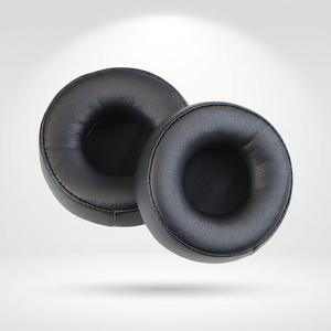 For ATH ESW9 Headphone Cushions Wholesale Audio Technica Premium <b>Protein</b> Skin Black Bulk Supply Over Ear Pads Replacement - Product Image 2